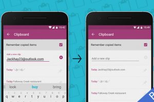 کلیپ برد جدید در SwiftKey به کمک شما می آید